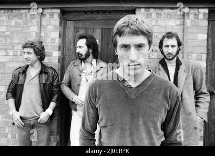 The Who - August 1979 Roger Daltrey, Kenney Jones, John Entwhistle Stockfoto