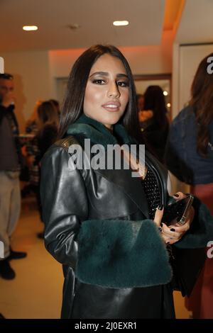 Aurelia Lamprecht beim Mates Date Influencer Event während der Mercedes-Benz Fashion Week Berlin März 2022 in der Berliner Freiheit.Berlin,15.03.2022 Stockfoto