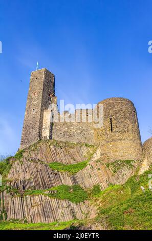 Schloss Stolpen im sächsischen Stadtteil Sächsische Schweiz bei Dresden in Sachsen Stockfoto