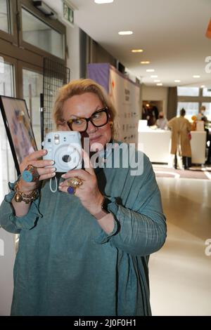Lilo von Kiesenwetter beim mates Date Influencer Event während der Mercedes-Benz Fashion Week Berlin März 2022 in der Berliner Freiheit. Berlin, 15,03. Stockfoto