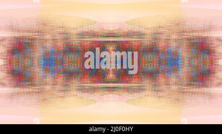 Ein abstraktes Kaleidoskop Muster Hintergrundbild. Stockfoto