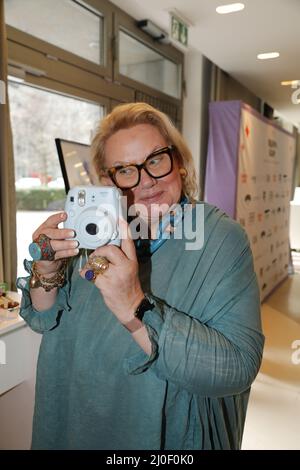 Lilo von Kiesenwetter beim mates Date Influencer Event während der Mercedes-Benz Fashion Week Berlin März 2022 in der Berliner Freiheit. Berlin, 15,03. Stockfoto