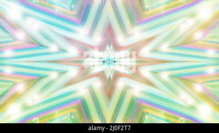 Ein abstraktes, funkelndes Starburst-Hintergrundbild. Stockfoto