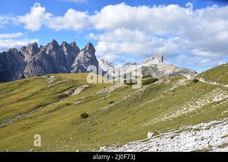 Sexten Dolomiten Stockfoto
