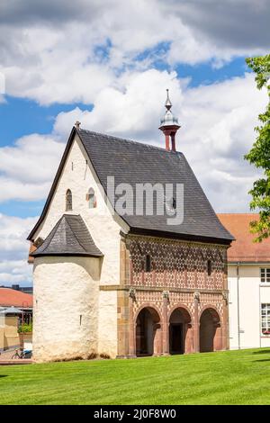 Karolingische Torhalle des Klosters Lorsch (St. Nazarius) in Lorsch im Bezirk Bergstraße Stockfoto