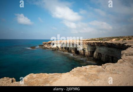 Cape Greko oder Cape Greco Meereshöhlen Ayia Napa in Zypern Stockfoto