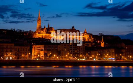 Königspalast oder die Budaer Burg in Budapest in Ungarn Stockfoto