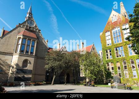 Manchester University Hauptcampus Bürogebäude Stockfoto