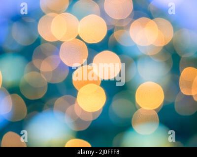 Abstrakter, unscharfer Bokeh-Hintergrund in hellen, bunten Farbtönen Stockfoto