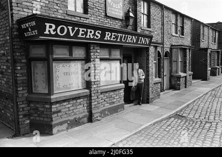 „Coronation Street“-Autor und Drehbuchautor Tony Warren. 4.. Juni 1980. Stockfoto