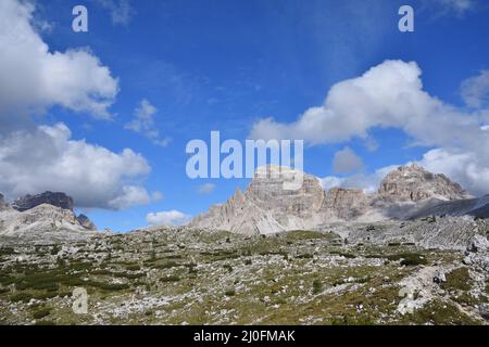 Dolomiten im Herbst Stockfoto