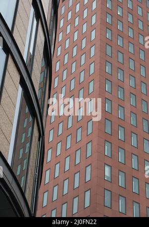 Architektonisches Detail eines modernen Gebäudes Stockfoto