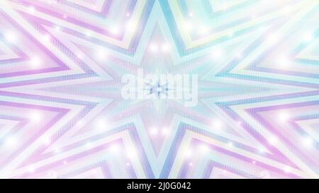 Ein abstraktes, funkelndes Starburst-Hintergrundbild. Stockfoto