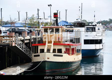 Downtown Portland in Maine Stockfoto
