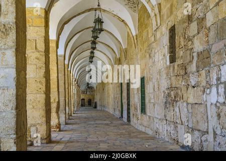 Alte Gebäude, Alt-Jerusalem Stockfoto