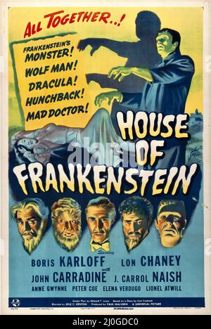 LON CHANEY JR. IN HOUSE OF FRANKENSTEIN (1944), REGIE: ERLE C. KENTON. Kredit: UNIVERSALBILDER / Album Stockfoto