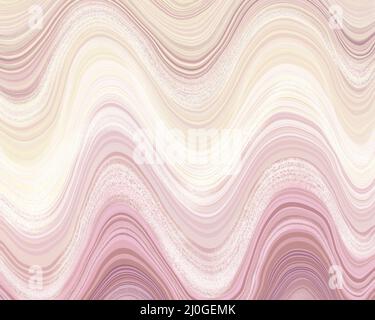 Marmorstruktur aus rosa Achat. Natürliche Achatsteinstruktur mit rosa und goldenen Streifen. Modische moderne Hintergrund für Banner, Bucht Stockfoto