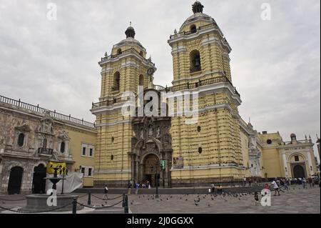 Lima, Blick auf die Altstadt, Peru, Südamerika Stockfoto