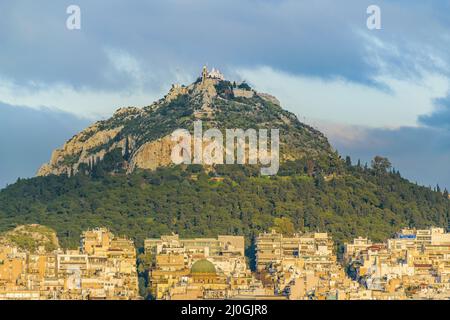 Atenas Aerial View Stadtbild Stockfoto