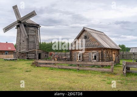 Das alte traditionelle Dorf in der Region kazan Stockfoto