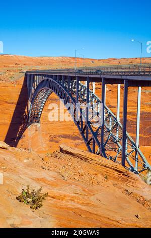 Glen Canyon Brücke über den Colorado River Stockfoto