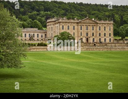 Großbritannien - Derbyshire - Chatsworth House Stockfoto