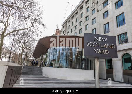 New Scotland Yard, London, England, Großbritannien Stockfoto