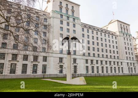 Fleet Air Arm war Memorial in den Victoria Embankment Gardens in London, England, Großbritannien Stockfoto