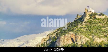 Athens Aerial Landscape, Greeece Stockfoto