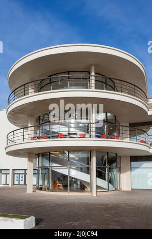 BEXHILL-ON-SEA, EAST SUSSEX, Großbritannien - JANUAR 11 : De La Warr Pavilion in Bexhill-on-Sea am 11. Januar 2009 Stockfoto