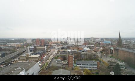 Coventry City Centre Skyline Stockfoto