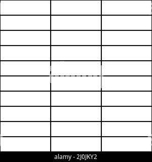 Gitter, Netz. Plotten von Papier, Diagrammpapier und Koordinatenpapier, Muster - Stock Vektorgrafik, Clip-Art-Grafiken Stock Vektor