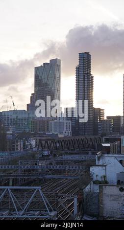 City of London, Stadtbild Großbritannien Stockfoto