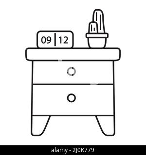 Vektordarstellung. Isoliert auf weißem Hintergrund. Stock Vektor