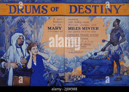 MARY MILES MINTER in DRUMS OF DESTINY aka DRUMS OF DESTINY 1923 Regisseur CHARLES MAIGNE Kameramann James Wong Howe Famous Players - Lasky Corporation / Paramount Picturms Stockfoto