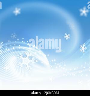 Abstrakter Hintergrund Für Den Winter Stockfoto