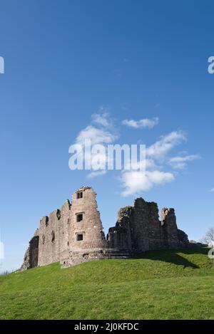 Brough Castle Ruine, erbaut von William Rufus 1092 in Cumbria England Stockfoto