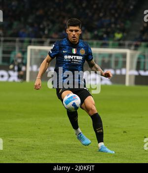 Joaquin Correa von Inter während der italienischen Serie A, Fußballspiel zwischen FC Inter und AC Fiorentina, am 19. März 2022 in San Siro - Giuseppe Mea Stockfoto