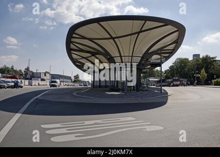 Busbahnhof, Leverkusen, Nordrhein-Westfalen, Deutschland, Europa Stockfoto