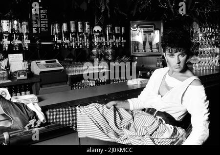 Steve Strange im Camden Palace Club, London. 23.. Juni 1982. Stockfoto