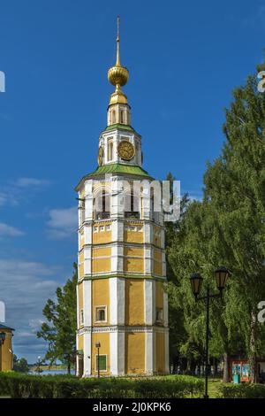 Glockenturm der Verklärung Kathedrale, Uglich, Russland Stockfoto