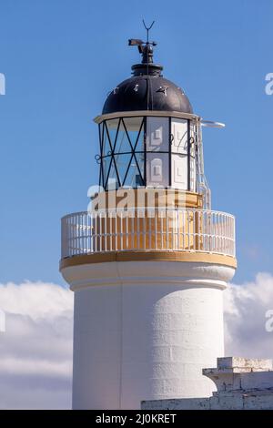 CHANONRY POINT, BLACK ISLE, SCHOTTLAND - MAI 20 : Leuchtturm Chanonry Point auf der Black Isle in Schottland am 20. Mai 2011 Stockfoto