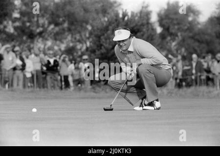 Ryder Cup 1981, 18.. Bis 20. September 1981 im Walton Heath Golf Club in Walton-on-the-Hill, Surrey, England. Das Team der Vereinigten Staaten gewann den Wettbewerb mit 18,5 bis 9,5 Punkten. Bilder aufgenommen am 19.. September 1981.Ray Floyd Stockfoto