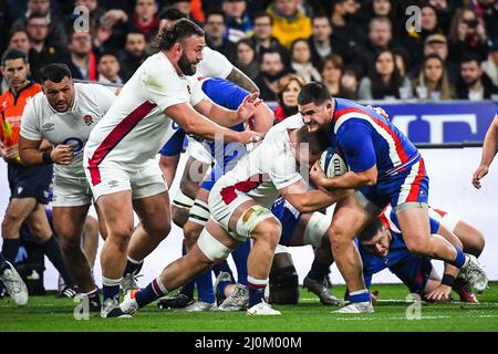 Julien MARCHAND aus Frankreich während des sechs-Nationen-Rugby-Union-Spiels 2022 zwischen Frankreich und England am 19. März 2022 im Stade de France in Saint-Denis, Frankreich - Foto Matthieu Mirville / DPPI Stockfoto