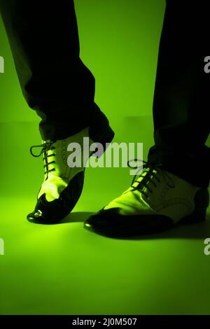 Tanzschuhe für Tänzer Stockfoto