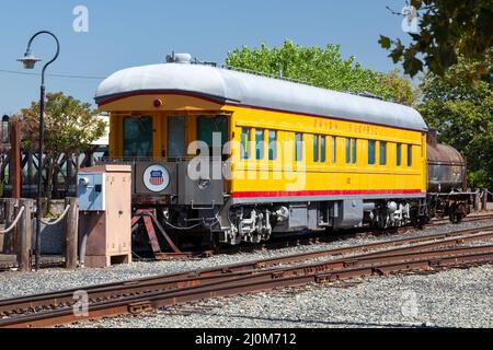 SACRAMENTO, CALIFORNIA, USA - AUGUST 5 : Union Pacific Carriage in Sacramento, California, USA am 5. August 2011 Stockfoto