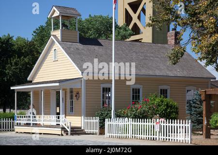 SACRAMENTO, CALIFORNIA, USA - AUGUST 5 : Old Sarcambo Schoolhouse Museum in Sacramento, California, USA am 5. August 2011 Stockfoto