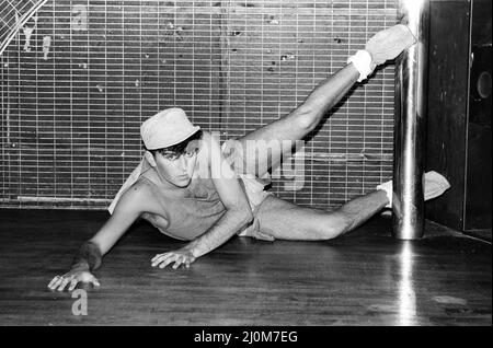 Steve Strange im Camden Palace Club, London. 23.. Juni 1982. Stockfoto