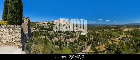 Stadt Gord in der Provence Frankreich Stockfoto