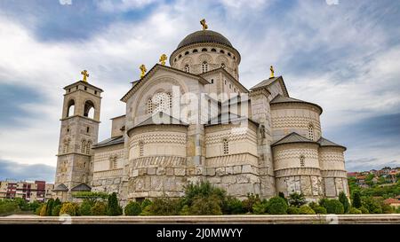 Kathedrale der Auferstehung Christi in Podgorica, Hauptstadt von Montenegro Stockfoto